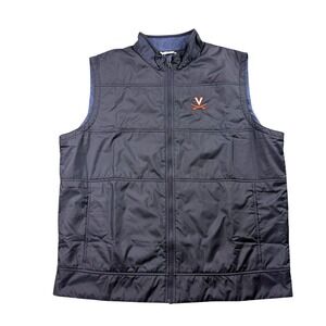 Cutter & Buck CB DryTec UVA Cavaliers Full Zip Performance Vest XL NWOT